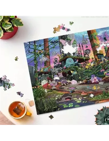 Puzzles Adultes 1000 pièces - Pokémon - Voltali et centrale électrique recyclée