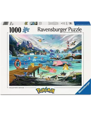 Puzzles Adultes 1000 pièces - Pokémon - Aquali et Marine tempérée