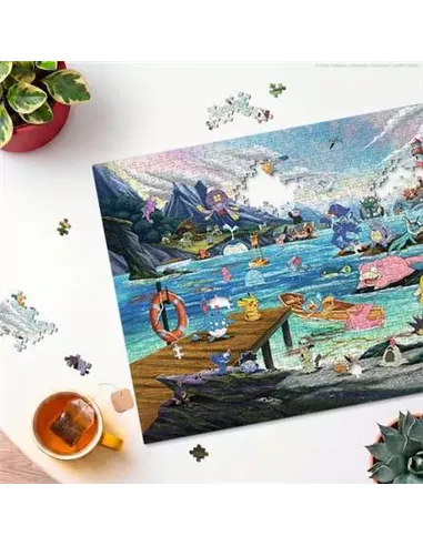 Puzzles Adultes 1000 pièces - Pokémon - Aquali et Marine tempérée