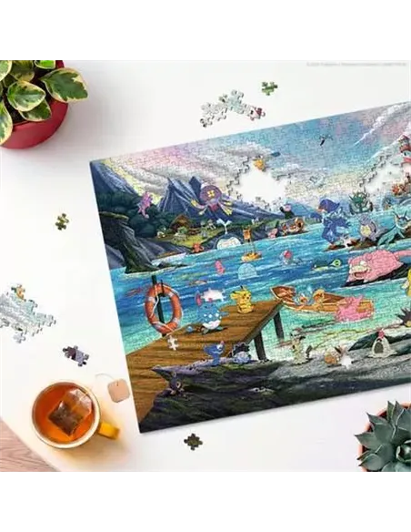 Puzzles Adultes 1000 pièces - Pokémon - Aquali et Marine tempérée