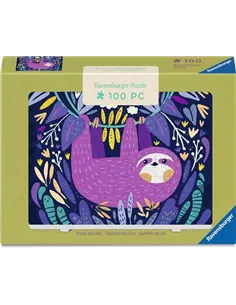 Puzzles Adultes 100 pièces - Paresseux violet