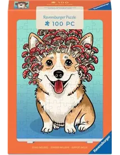 Puzzles Adultes 100 pièces - Corgi forestier