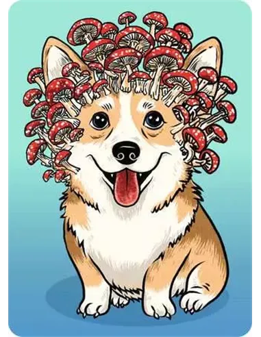 Puzzles Adultes 100 pièces - Corgi forestier