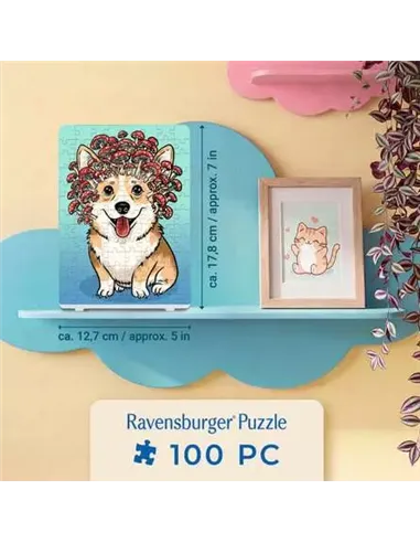 Puzzles Adultes 100 pièces - Corgi forestier