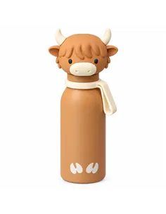 Gourde isotherme inox 400ml - vache Highlander
