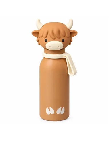 Gourde isotherme inox 400ml - vache Highlander