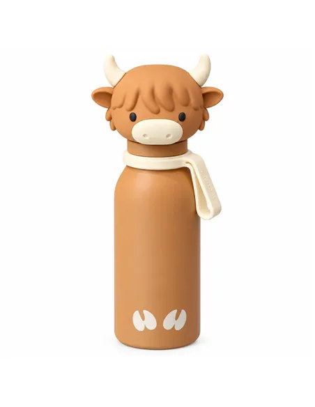 Gourde isotherme inox 400ml - vache Highlander