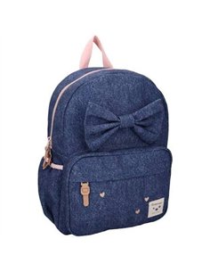 Sac à dos enfant noeud bleu denim