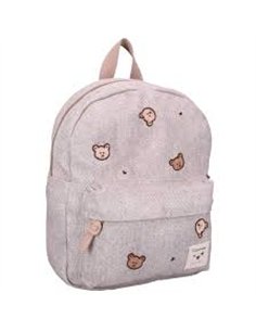 Sac à dos enfant oursons gris denim