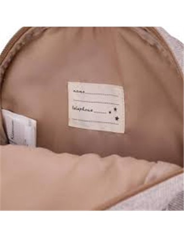 Sac à dos enfant oursons gris denim