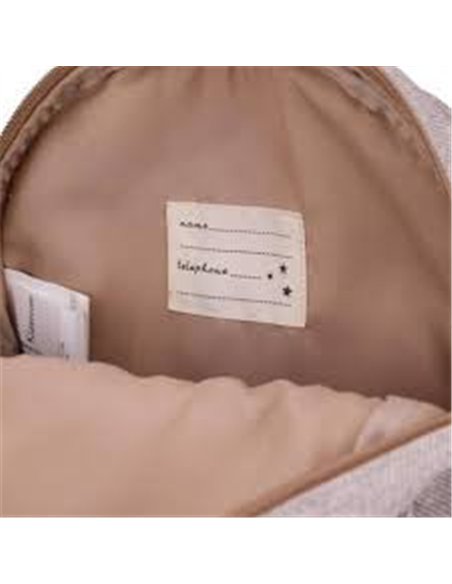 Sac à dos enfant oursons gris denim