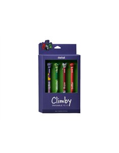 Stylos effaçables assortis Climby CREEPY VIBES - Itotal