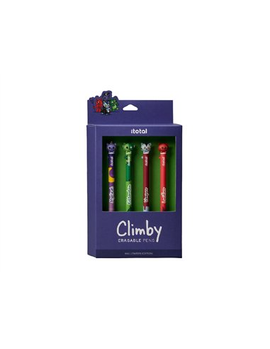 Stylos effaçables assortis Climby CREEPY VIBES - Itotal