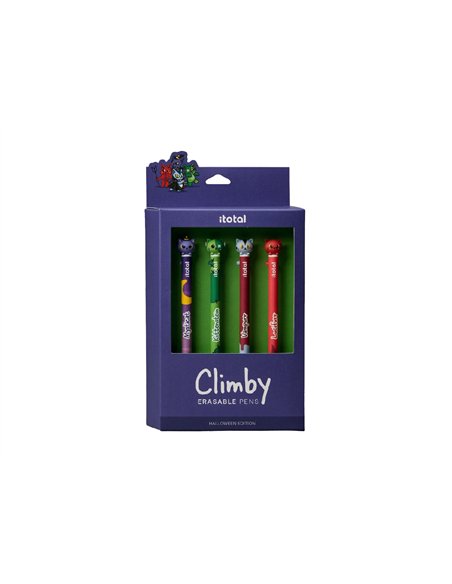 Stylos effaçables assortis Climby CREEPY VIBES - Itotal