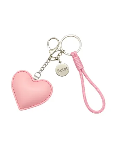 Porte-clés coeur rose - itotal