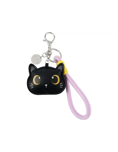 Porte-clés chat noir - itotal