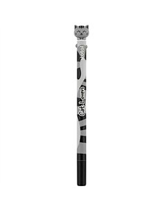 Stylo effaçable Climby chat gris - Itotal