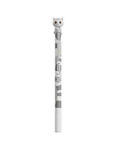 Stylo effaçable Climby chat blanc - itotal