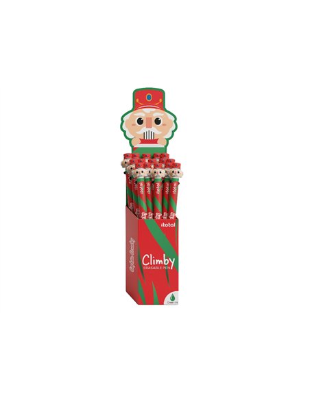 Stylo effaçable Climby XMAS casse noisette noël - itotal