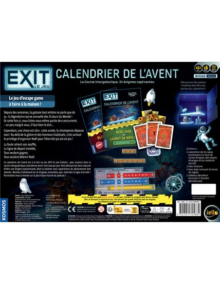 IELLO - EXIT : Calendrier de l'Avent - Course Intergalactique