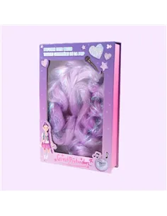 Tresse de star, violet (fixation avec clips) - great pretenders