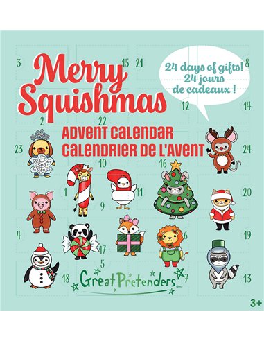 Calendrier de l'Avent - "Merry Squishmas" - great pretenders