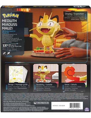 Puzzle 4D Build Pokémon - Miaouss