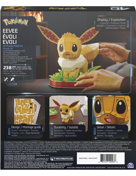 Puzzle 4D Build Pokémon - Evoli