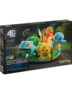 Puzzle 4D Build Pokémon - Diorama Région Kanto 2