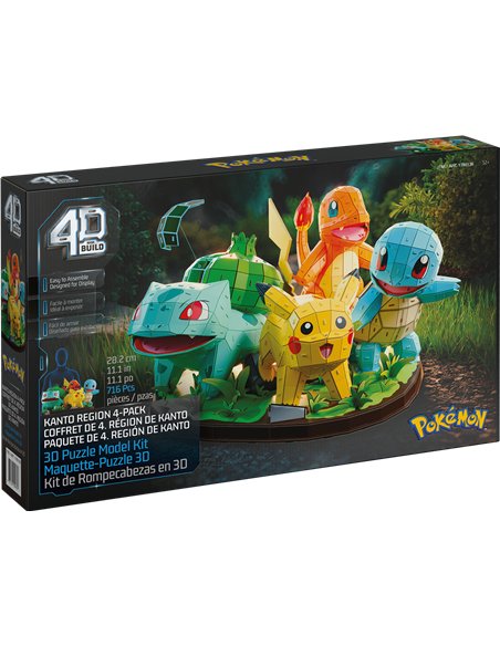 Puzzle 4D Build Pokémon - Diorama Région Kanto