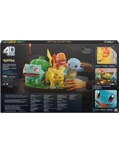 Puzzle 4D Build Pokémon - Diorama Région Kanto