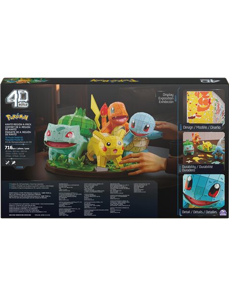Puzzle 4D Build Pokémon - Diorama Région Kanto