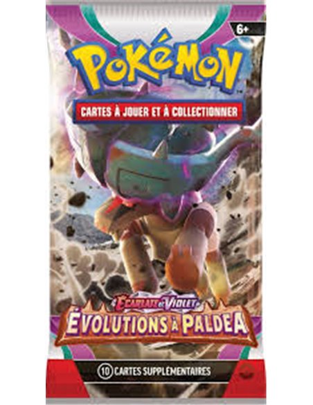Pokémon EV02 : booster écarlate et violet - évolutions à paldea