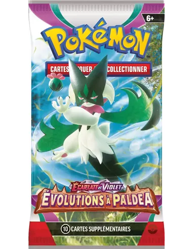 Pokémon EV02 : booster écarlate et violet - évolutions à paldea
