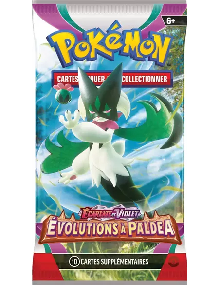 Pokémon EV02 : booster écarlate et violet - évolutions à paldea