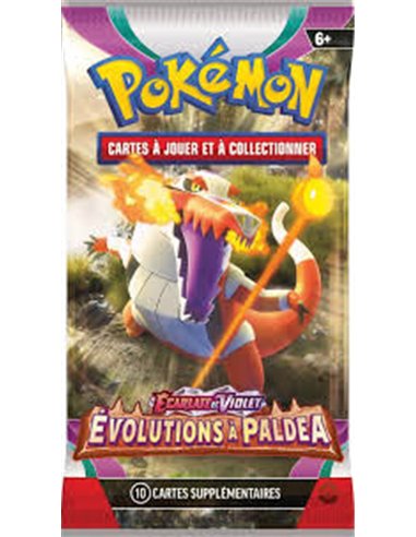 Pokémon EV02 : booster écarlate et violet - évolutions à paldea