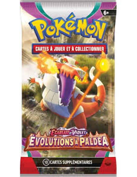 Pokémon EV02 : booster écarlate et violet - évolutions à paldea