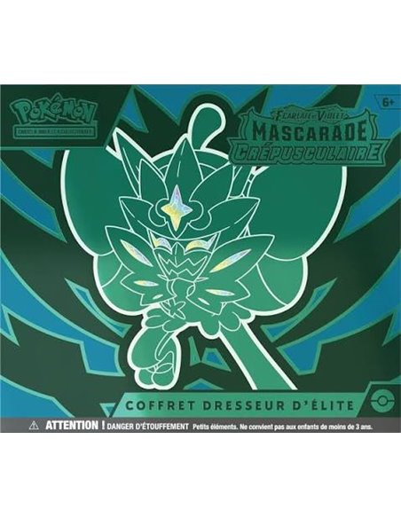 Pokémon EV06 : coffret Dresseur d'Elite écarlate et violet mascarade crépusculaire