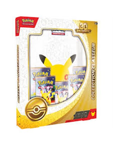 Pokémon 30 ANS : Portfolio (A4 -9 pochettes) + 5 boosters
