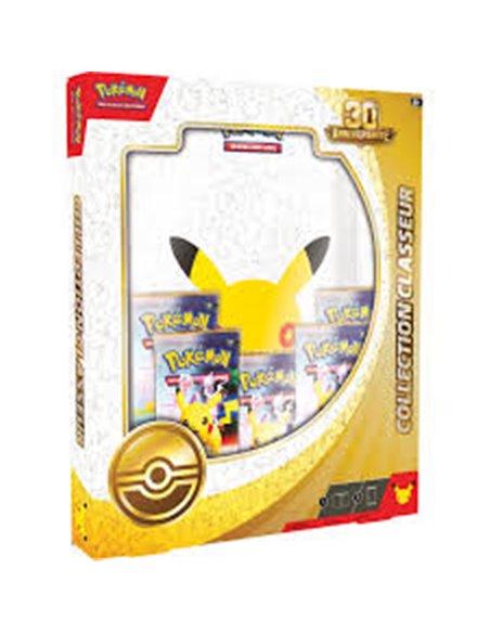 Pokémon 30 ANS : Portfolio (A4 -9 pochettes) + 5 boosters