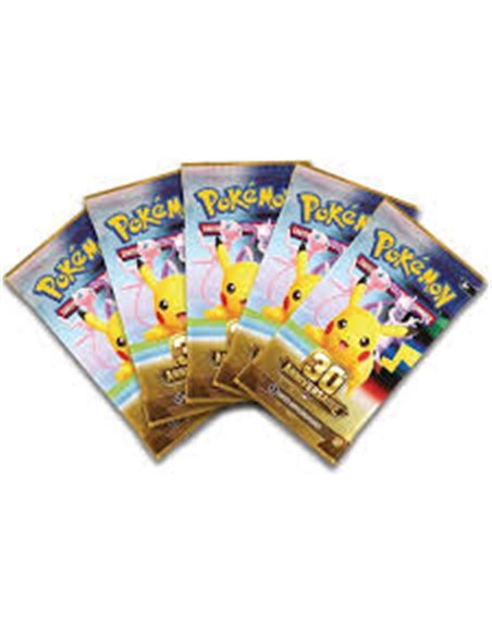 Pokémon 30 ANS : Portfolio (A4 -9 pochettes) + 5 boosters