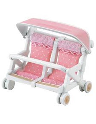 Sylvanian families - La poussette double