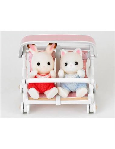 Sylvanian families - La poussette double