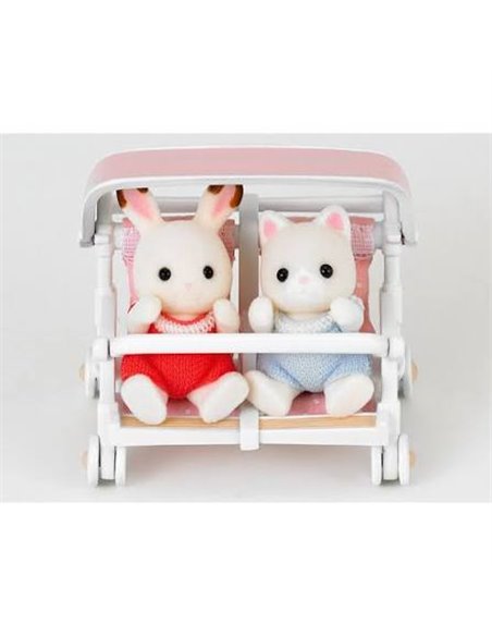 Sylvanian families - La poussette double