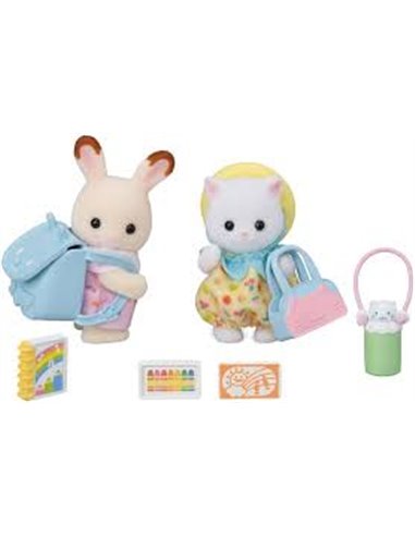 Sylvanian families - Le duo des bébés en promenade
