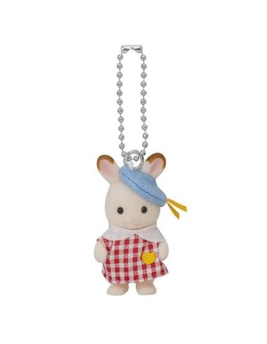 Sylvanian families - Porte-clés lapin chocolat