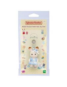 Sylvanian families - Porte-clés Lapin Chocolat bleu 2