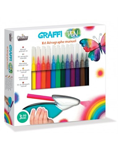 Graphi Pen Kit Aerographe et Feutres - CréaLign'