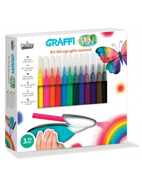 Graphi Pen Kit Aerographe et Feutres - CréaLign'