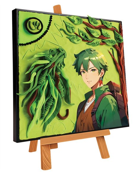 OKTO Art Sensoriel PEINTURE EN 3D: MANGA - TERRE 